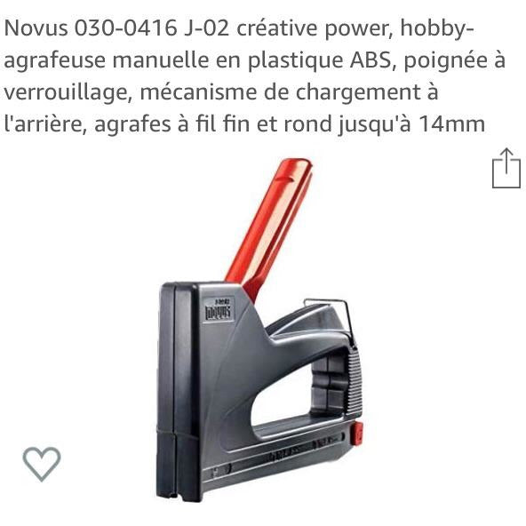 Pistolet Agrafage/Clouteuse Novus -20% - GEO Gabon Shop Online 