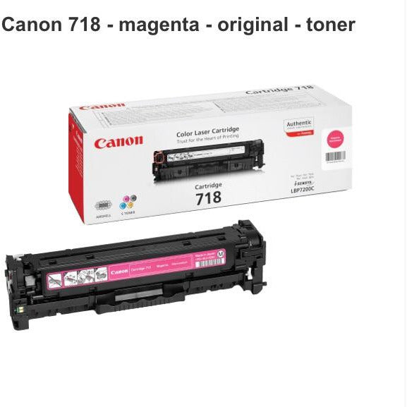 Toner Canon 718 Magenta -36% - GEO Gabon Shop Online 