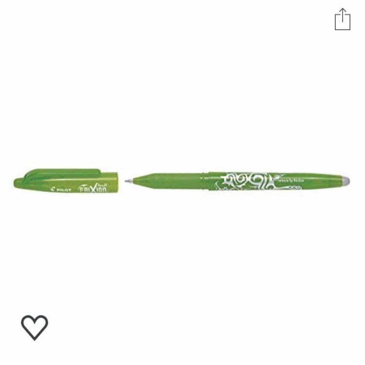 Frixion Ball effaçable 0.7 vert pomme -25% - GEO Gabon Shop Online 