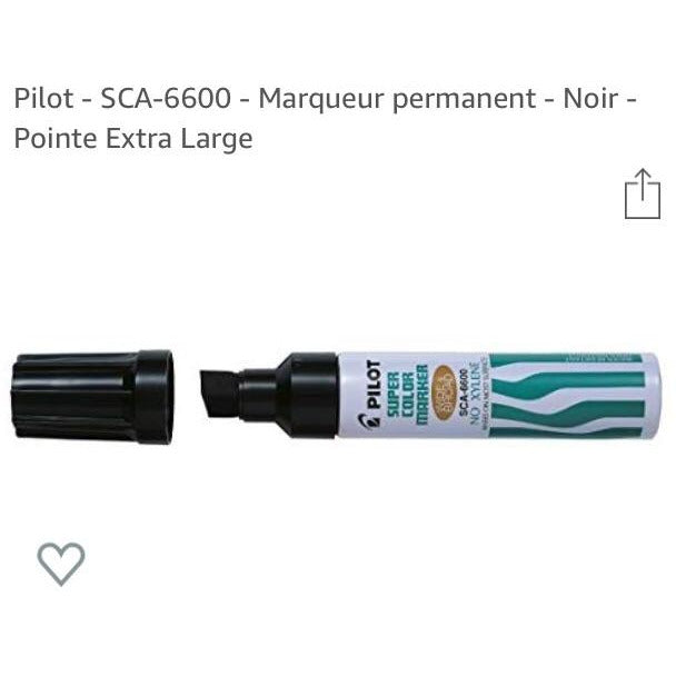 Marqueur Permanent Jumbo Noir -30% - GEO Gabon Shop Online 