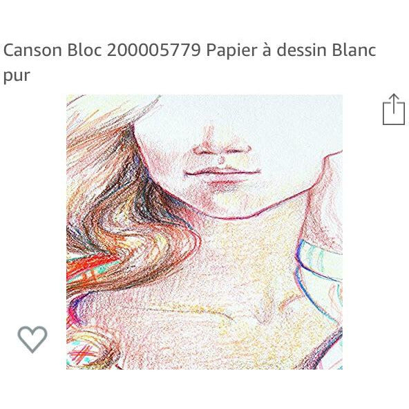 Canson Bloc 20f A4 Dessin -20% - GEO Gabon Shop Online 