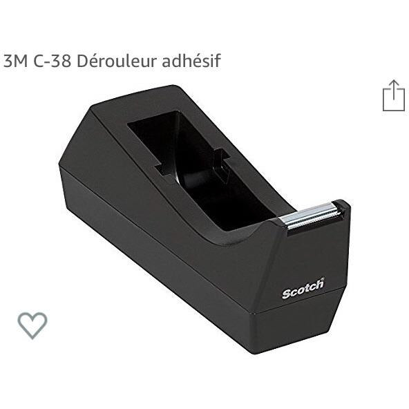 Dérouleur de bureau noir -20% - GEO Gabon Shop Online 