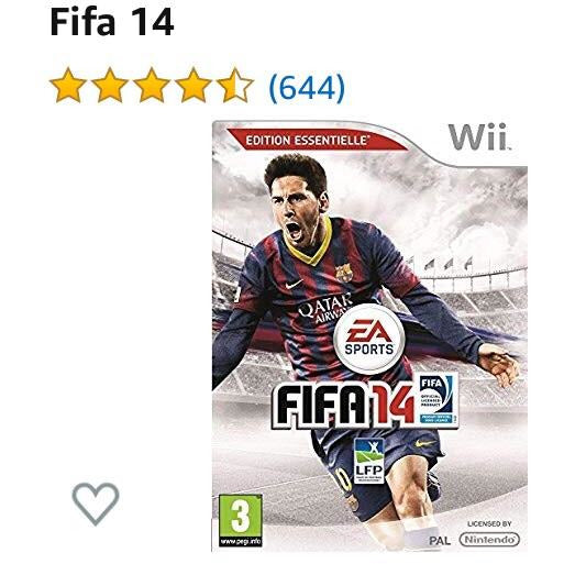 WII Jeu FIFA 14 -Destockage !!! - GEO Gabon Shop Online 