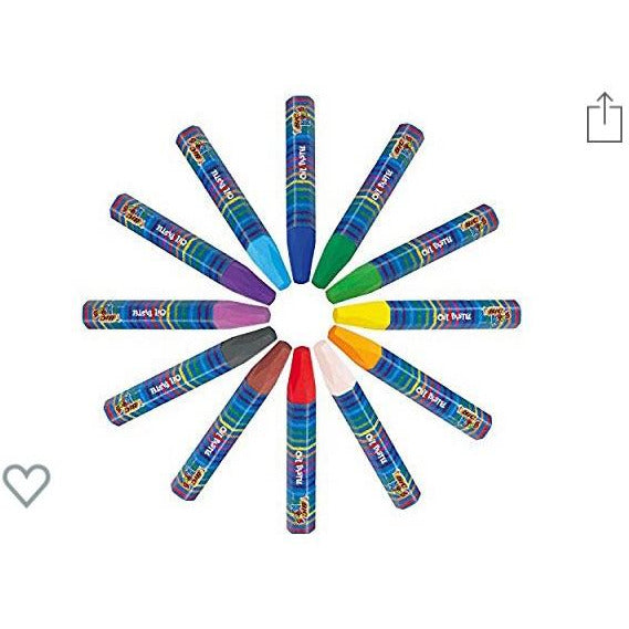 Pastels de coloriage à l'huile KIDS étui de 12 -40% - GEO Gabon Shop Online 