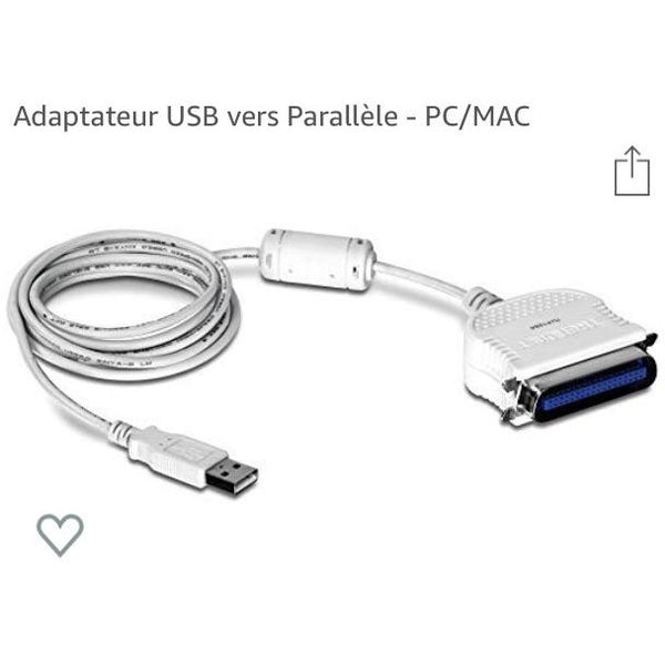 Adaptateur/Convertisseur USB -> Parallel 1284 -40% - GEO Gabon Shop Online 