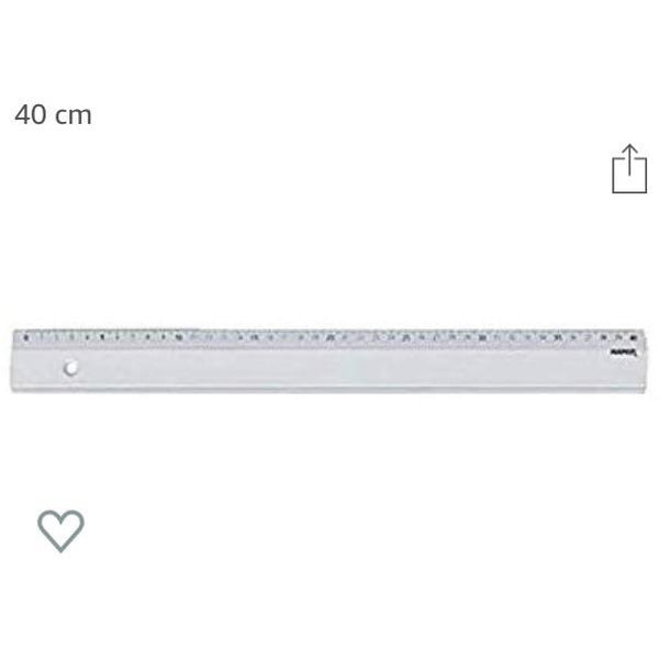 Règle plastique Essentials 40cm -20% - GEO Gabon Shop Online 