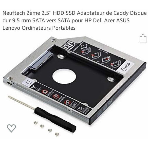 NEUFTECH Adaptateur CADDY HD SSD -50% - GEO Gabon Shop Online 