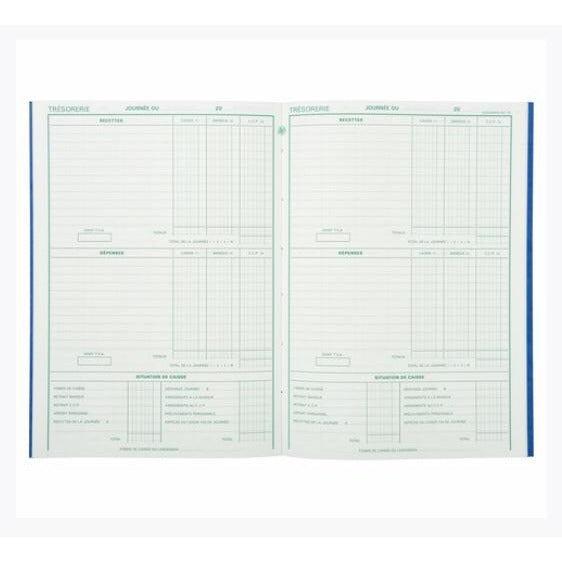 Registre Piqûre Brouillard Journalier 27x19.5cm 40p -20% - GEO Gabon Shop Online 