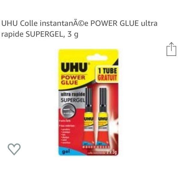 Colle Power Glue Supergel 2x3g -30% - GEO Gabon Shop Online 