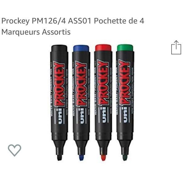 Marqueurs Permanents Biseau blister de 4 -20% - GEO Gabon Shop Online 