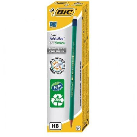 Crayons Graphite HB + Gomme paquet de 12 -20% - GEO Gabon Shop Online 