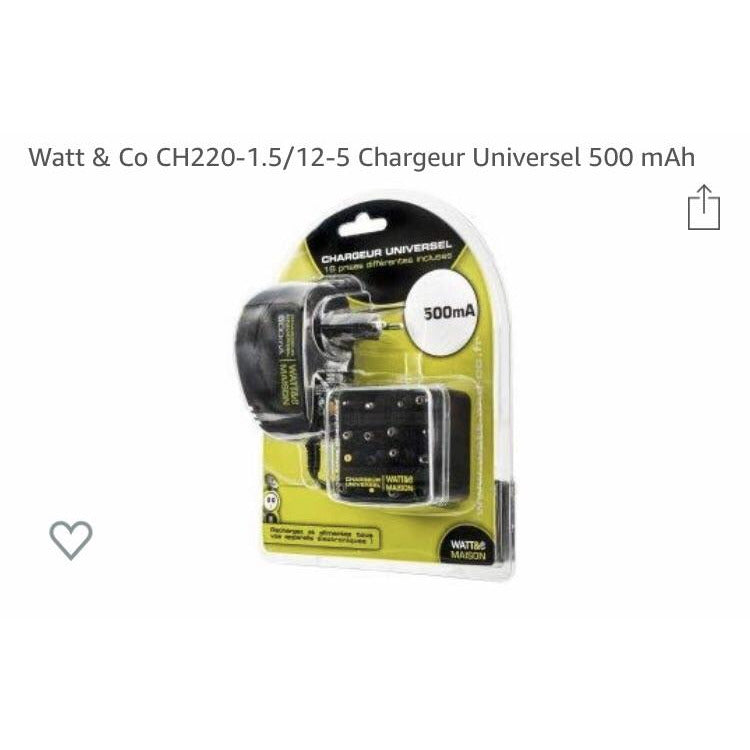 Chargeur Universel 500mAh -Destockage !!! - GEO Gabon Shop Online