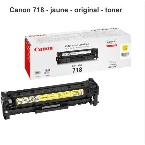 Toner Canon 718 Jaune -36% - GEO Gabon Shop Online 