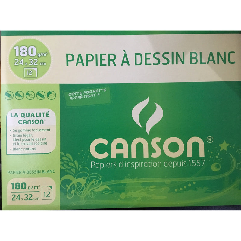 Papier Dessin blanc A4 maxi 24x32 12f 180g -Promotion !!! - GEO Gabon Shop Online 