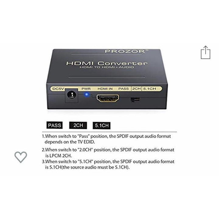 HDMI Convertisseur —> HDMI + Audio -20% - GEO Gabon Shop Online 