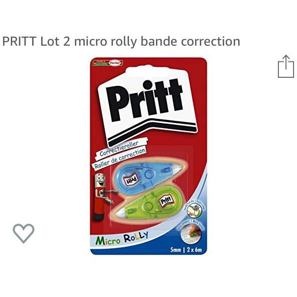Correcteur 2 Rollers Micro Rolly 6mx5mm -33% - GEO Gabon Shop Online 
