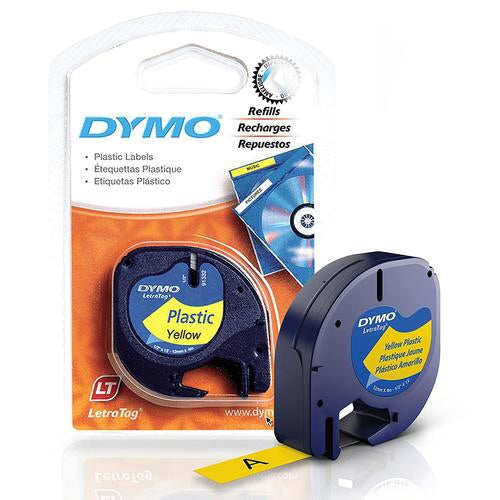 DYMO LT100H Rouleau Etiquettes Plast Jaune 12mm -20% - GEO Gabon Shop Online 