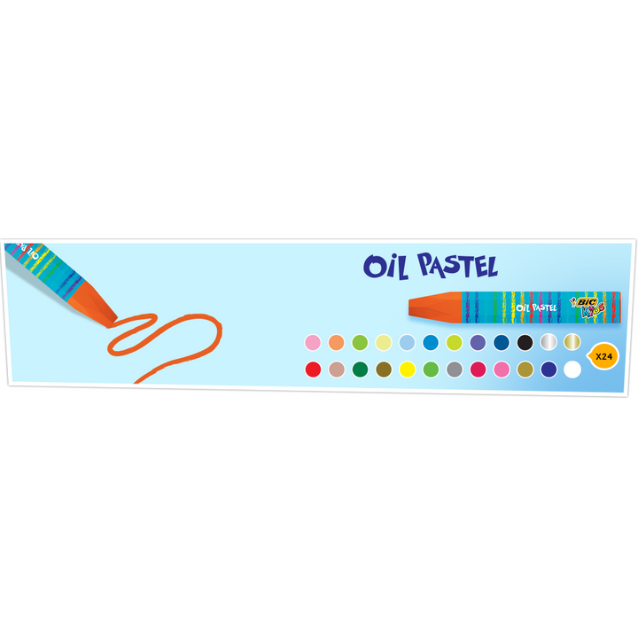 Pastels de coloriage à l'huile KIDS étui de 12 -40% - GEO Gabon Shop Online 