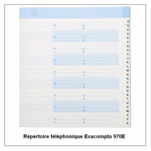 Registre répertoire téléphonique 21x19cm 80p -20% - GEO Gabon Shop Online 