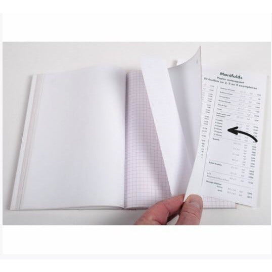 Manifold Carnet quad 5x5 14.8x10.5cm 50 dupli autocopiants -20% - GEO Gabon Shop Online 