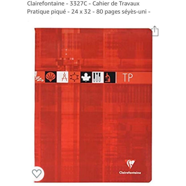 Cahier TP 24X32  80p seyes/uni 90g -29% - GEO Gabon Shop Online 