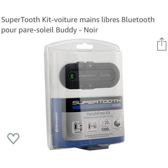 Offre spéciale Kit Mains-Libres Voiture SUPERTOOTH -33% - GEO Gabon Shop Online 
