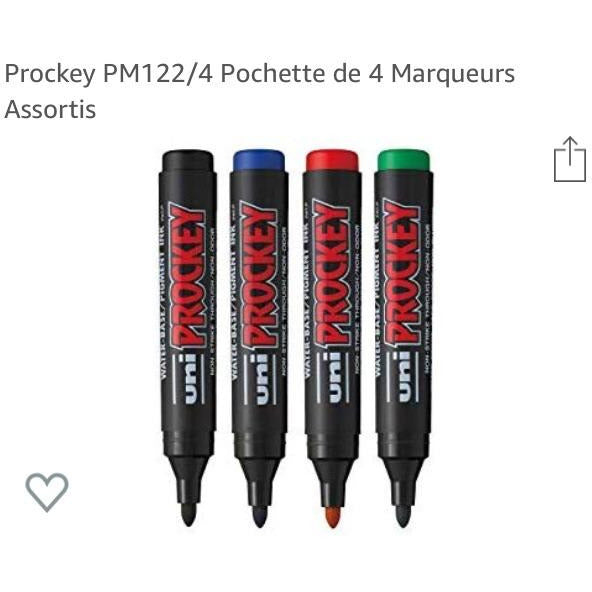 Marqueurs Permanents Ogive blister de 4 -20% - GEO Gabon Shop Online 