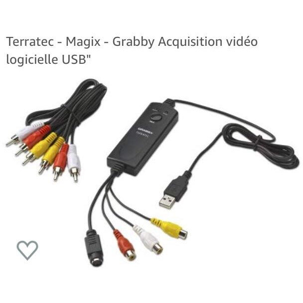 Acquisition Analogique Vidéo GRABBY Usb 2.0 -Destockage !!! - GEO Gabon Shop Online 