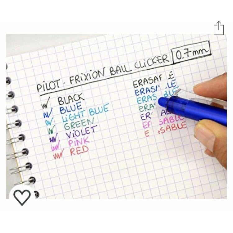 FriXion Ball Clicker 0.7 encre effaçable verte -20% - GEO Gabon Shop Online 