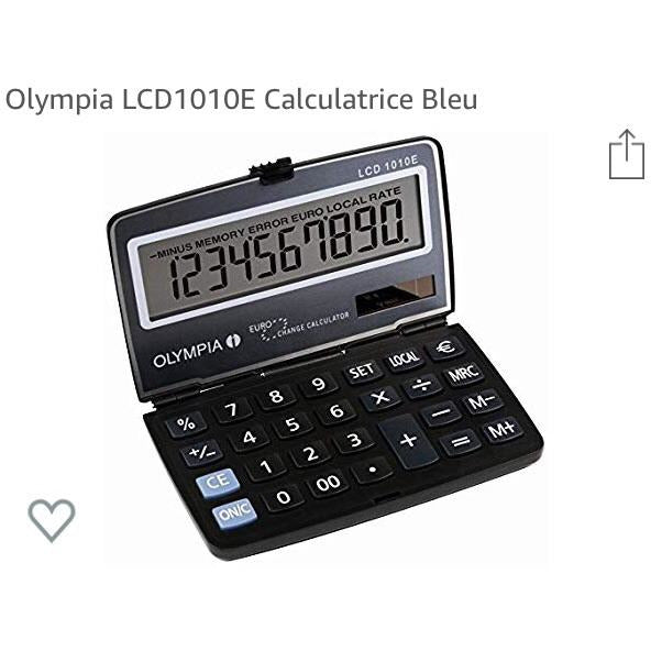 Calculatrice OLYMPIA 1010 (10 chiffres) -33% - GEO Gabon Shop Online 