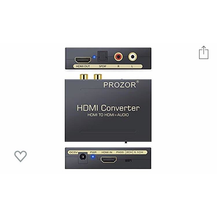 HDMI Convertisseur —> HDMI + Audio -20% - GEO Gabon Shop Online 