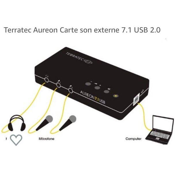 Adaptateur Son/Micro Ext AUREON 7.1 Usb 2.0 -50% - GEO Gabon Shop Online 
