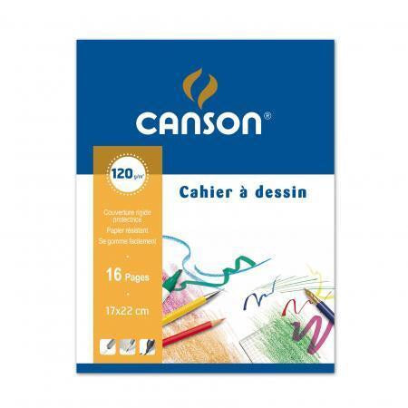 Cahier Dessin A5 17x22 16p 120g -20% - GEO Gabon Shop Online 