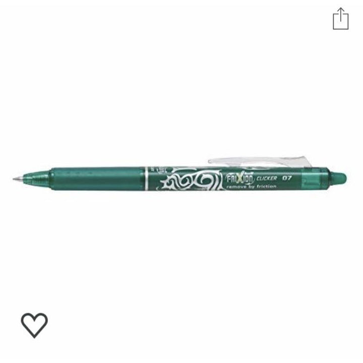 FriXion Ball Clicker 0.7 encre effaçable verte -20% - GEO Gabon Shop Online 