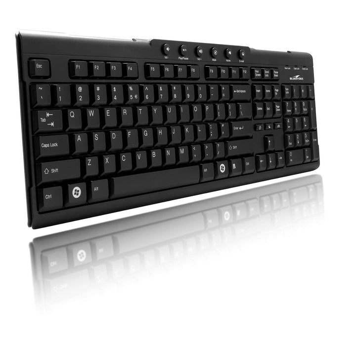 Clavier Filaire Bluestork MEDIAFIRST noir -20% - GEO Gabon Shop Online 
