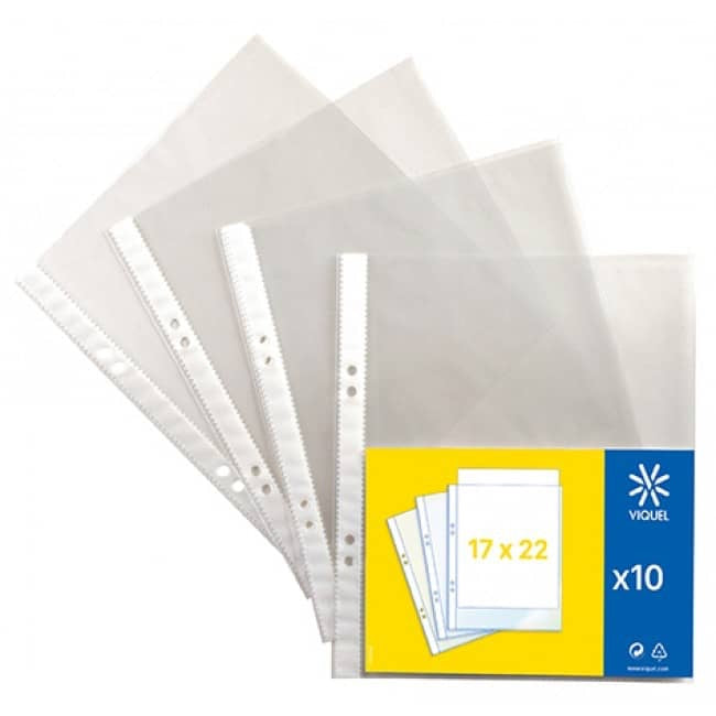 Pochettes perforées A5 PP sachet de 10 -25% - GEO Gabon Shop Online 