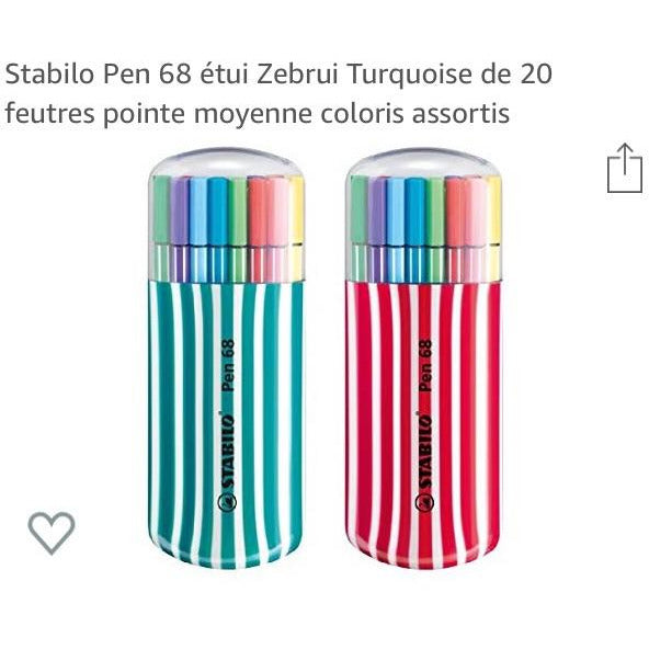 Feutres dessin Zébrui Pen 68 bte de 20 -30% - GEO Gabon Shop Online 