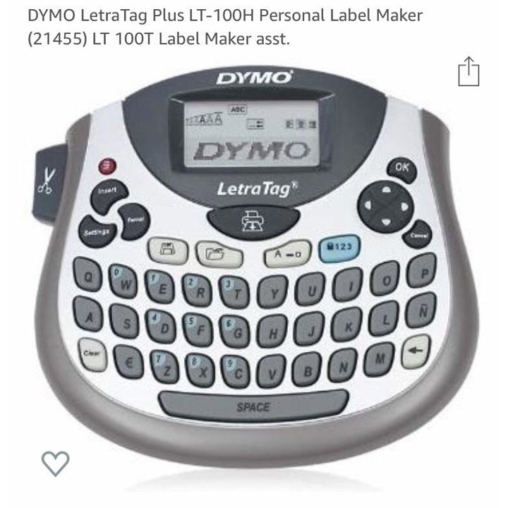 DYMO Letratag LT100T Etiqueteuse Grise 12mm -20% - GEO Gabon Shop Online 