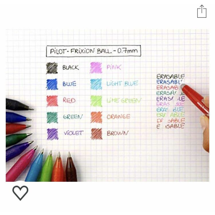 Frixion Ball effaçable 0.7 vert pomme -25% - GEO Gabon Shop Online 