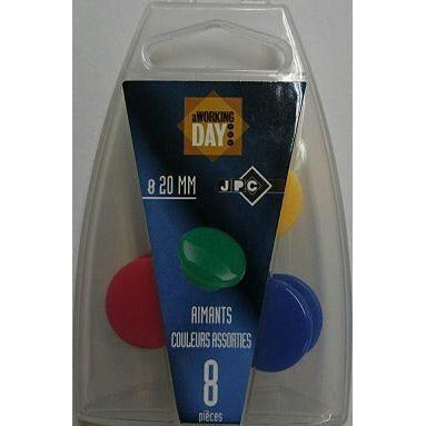 Aimants couleur 20mm Bte de 8 -20% - GEO Gabon Shop Online 