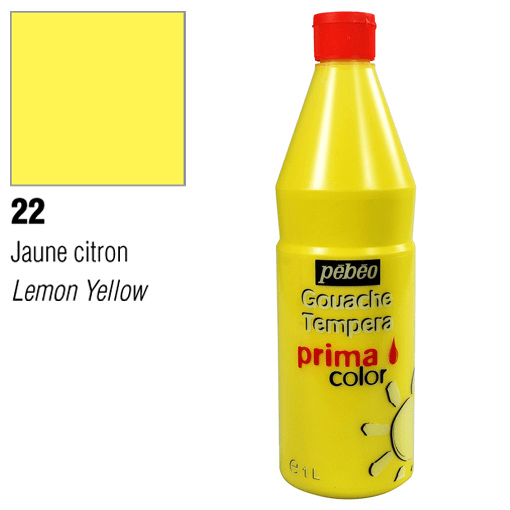 Gouache 1L jaune citron -20% - GEO Gabon Shop Online 