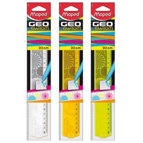 Règle plastique GEO Custom 20cm -30% - GEO Gabon Shop Online 