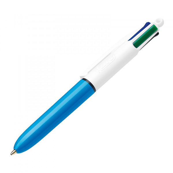 Stylo Bille rétractable 4 couleurs bleu -20% - GEO Gabon Shop Online 