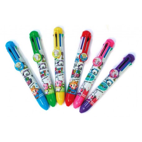 Stylo Bille rétractable 8 couleurs -25% - GEO Gabon Shop Online 