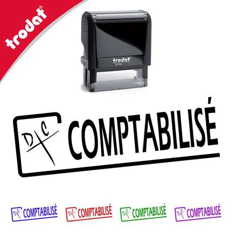 Tampon « COMPTABILISÉ » -20% - GEO Gabon Shop Online 